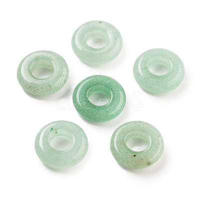 Natural Green Aventurine European Beads G-C134-01D-1