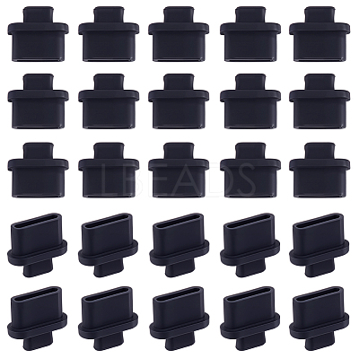 50Pcs TPU Mobile Anti-Dust Plugs FIND-SC0022-46A-1