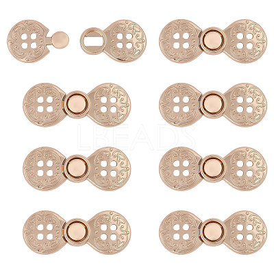Zinc Alloy Snap Lock Clasps FIND-WH0149-96KCG-1