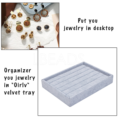 Wooden Cuboid Jewelry Rings Displays RDIS-L001-01-1