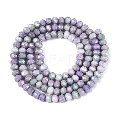 Ombre Effect Dyed Glass Beads Strands LS-GLAA-C023-02-C25-1