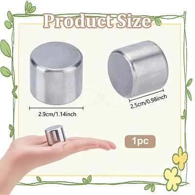 Column Iron Block Jewelry Making Bench Tool Mini Forming Metalworking TOOL-WH0136-185A-1