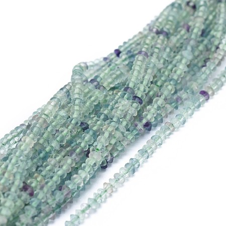 Natural Fluorite Beads Strands G-I249-D08-02-1