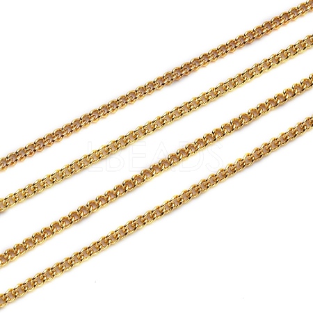 Brass Curb Chains CHC-R133-G-1