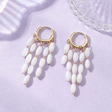 Brass Chandelier Earrings EJEW-TA00805-1