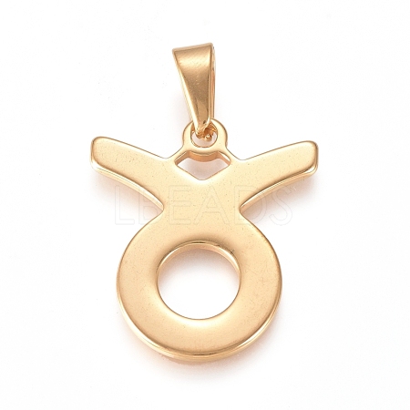 304 Stainless Steel Pendants STAS-L210-06F-G-01-1