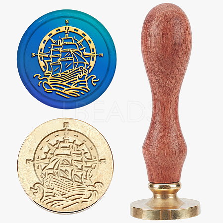 Wax Seal Stamp Set AJEW-WH0208-1220-1