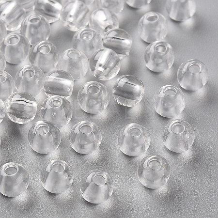 Transparent Acrylic Beads X-MACR-S370-A6mm-205-1