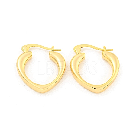 Brass Hoop Earrings for Women LS-EJEW-K286-04G-1