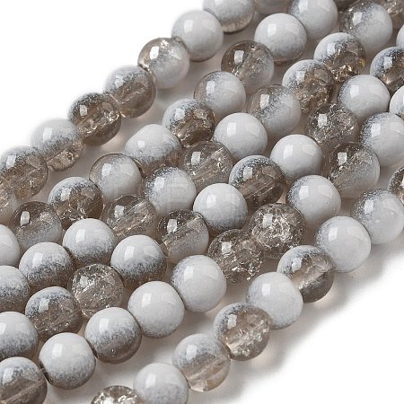 Crackle Glass Beads Strands GLAA-U001-6mm-06-1