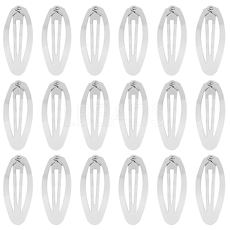 100Pcs Iron Hair Clip Findings PHAR-SC0001-002B-1