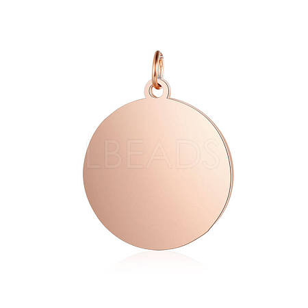 Ion Plating(IP) 304 Stainless Steel Pendants STAS-I311-33H-RG-1
