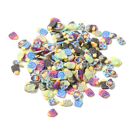 Handmade Polymer Clay Beads CLAY-B004-02-1