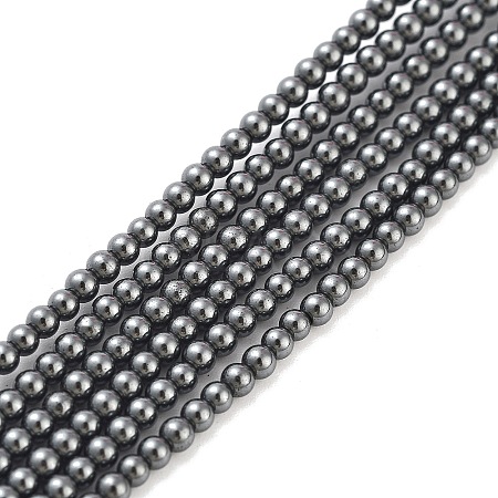 Non-magnetic Synthetic Hematite Beads Strands G-E133-1D-1