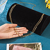 Brass Star Charm Double Layer Curb Waist Chains for Women NJEW-TA00192-6