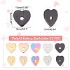 60Pcs 5 Colors 304 Stainless Steel Beads STAS-UN0039-53-3