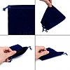 Rectangle Velvet Pouches X1-TP-R002-10x12-03-2