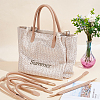8Pcs 4 Style PU Leather Sew on Bag Handles PURS-WR0001-26B-4