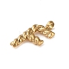 316 Surgical Stainless Steel Pendants & Charms STAS-D031-01F-2