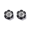 Black Opaque Acrylic Beads OACR-G016-32B-2