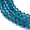 Transparent Electroplate Glass Beads Strands EGLA-A039-T4mm-L01-3