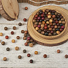 200Pcs 20 Styles Wood Beads WOOD-TA0001-79-4