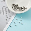 304 Stainless Steel Round Seamed Beads A-STAS-R032-3mm-4