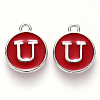 Platinum Plated Alloy Enamel Charms LS-ENAM-S118-03U-P-1