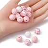 Round Food Grade Eco-Friendly Silicone Focal Beads SIL-YW0001-14C-4