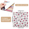 24 Sheets 12 Styles Retro Scrapbook Paper Pad DIY-WH0273-87-2