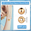Brass Spacer Beads KK-BBC0015-08B-2