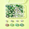 DIY Tibetan Style Alloy & Resin European Beads Making Finding Kits DIY-FS0006-78A-9
