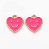 Alloy Enamel Charms ENAM-T016-12A-RS-2