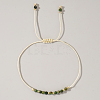 Natural Birthstone Braided Bead Bracelets for Women X-VA8051-5-1
