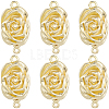6Pcs Brass Box Clasps KK-BBC0020-08-7