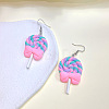 Alloy Polymer Clay Dangle Earrings FS-WG86A62-09-1