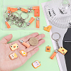 CHGCRAFT Bread Resin Keychain Making Kits DIY-CA0005-18-3