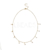 Natural Cultured Freshwater Pearl Potato Tassel Bib Necklaces NJEW-JN05697-4