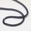 Non-magnetic Synthetic Hematite Beads Strands G-J164A-4mm-02-2