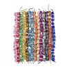 Electroplated Natural Quartz Beads Strands G-G767-02-M-1