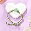 Resin Brainded Bead Bracelets BJEW-L701-03-2
