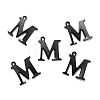 304 Stainless Steel Alphabet Charms STAS-H122-M-EB-2