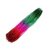 Gradient Color Baking Paint Glass Bead Strands X-DGLA-A039-T6mm-A010-1