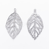 Tarnish Resistant 304 Stainless Steel Pendants STAS-P175-08P-2