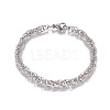 304 Stainless Steel Chain Bracelets BJEW-I274-06S-1