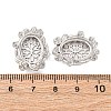 Brass Cabochon Settings KK-U074-02P-3