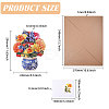 DIY Paper Flower Bouquet Greeting Card Sets AJEW-WH0455-197A-2