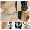  6m 6 Style Brass Rhinestone Strass Chains CHC-TA0001-04-8