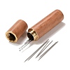 12Pcs Galvanized Iron Self Threading Hand Sewing Needles TOOL-NH0001-02C-4