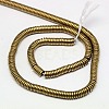 Electroplate Non-magnetic Synthetic Hematite Beads Strands G-J164B-2mm-07-2